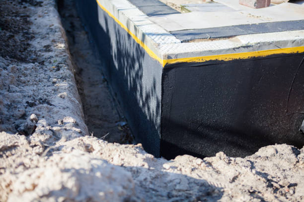 Residential Foundation Crack Repair installation at a Oxford, KS home by SJ Waterproofing Pros